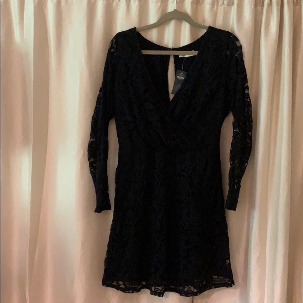 Hollister Black Lace Dress